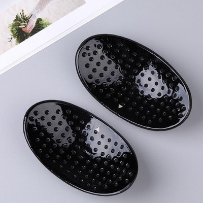 1 pár puha szilikon vállpárna Vállerősítő Újrafelhasználható öntapadó, láthatatlan vállpárna pólóblézer ruhákhoz