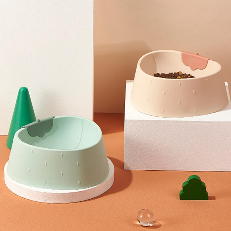 Cicaetető tál Kényelmes, nagy kapacitású, újrafelhasználható kiskutya macskaetető tál kisállatkellékek