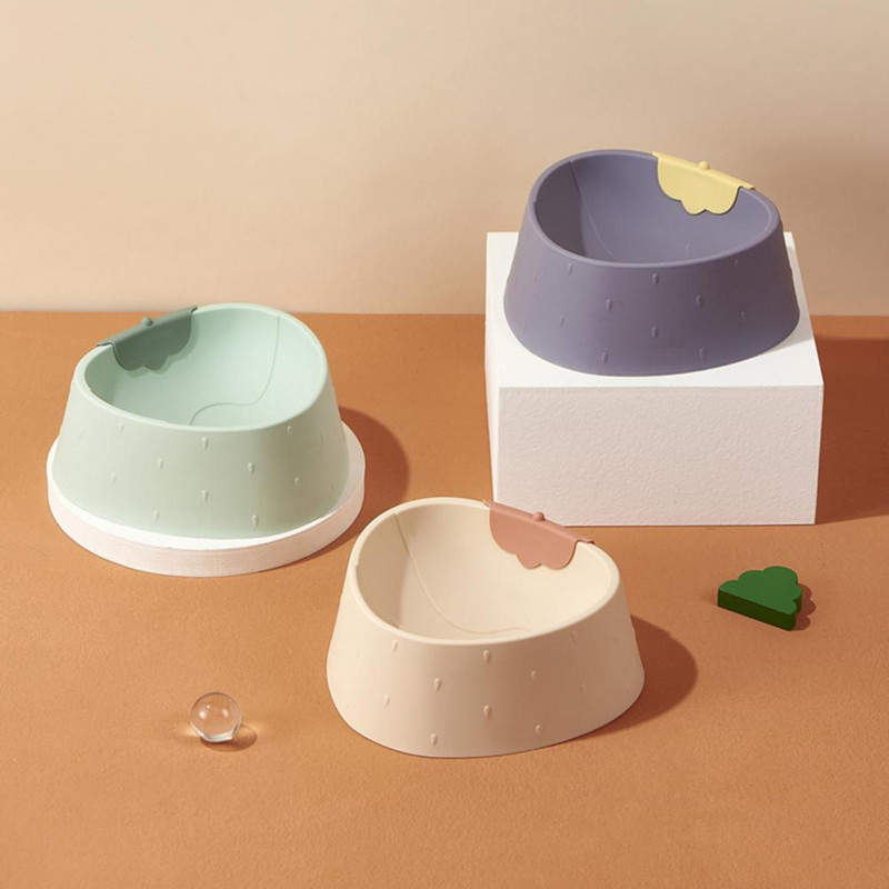 Cicaetető tál Kényelmes, nagy kapacitású, újrafelhasználható kiskutya macskaetető tál kisállatkellékek