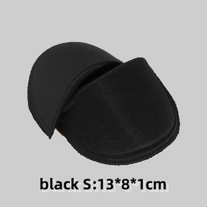 6/9/12 Pair Sponge õlapadjad Must valge Õmbluspaigaldus õlapadjad Vahtpadjad bleiseri T-särgile Riietus Aksessuaarid Unisex