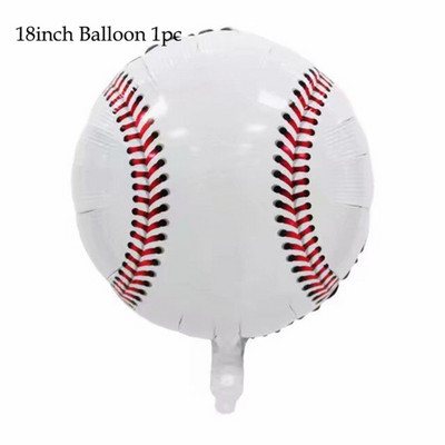 Fiú sport baseball labdajáték születésnapi parti eldobható étkészletek terítő transzparens léggömb baba zuhany party dekorációk