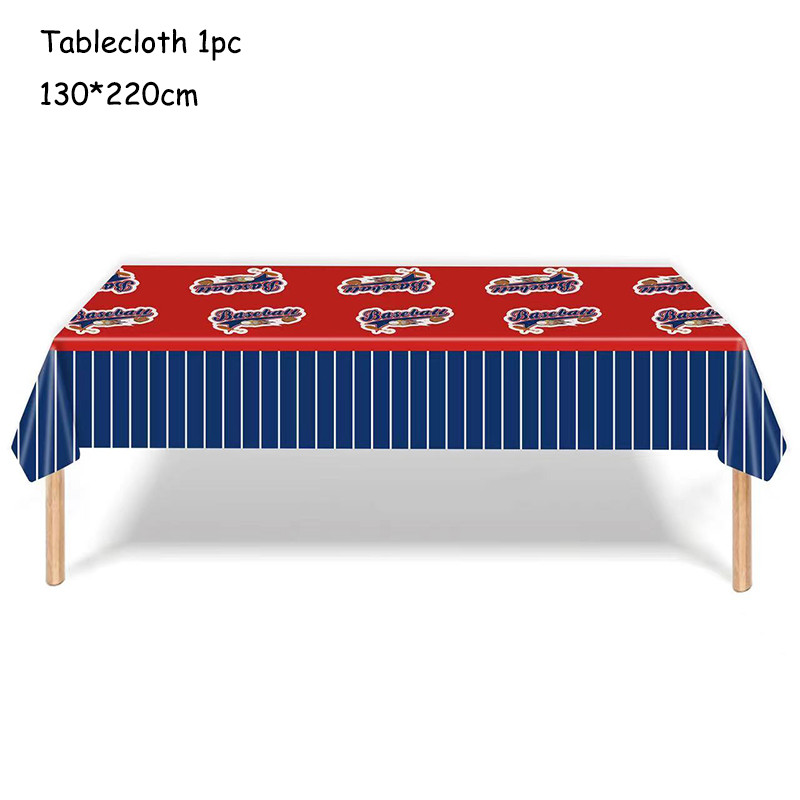 Fiú sport baseball labdajáték születésnapi parti eldobható étkészletek terítő transzparens léggömb baba zuhany party dekorációk