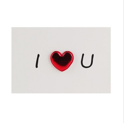 Kartes Valentīna dienas dāvanu mīlestības pastkartes kāzu ielūgumi apsveikuma kartītes gadadienai viņas Valentīna dienas dāvanu kartei