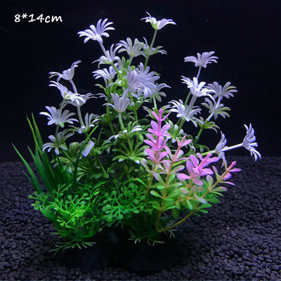 3Gb Mākslīgais akvārija dekors Augi Ūdens nezāles Ornaments Ūdensaugi Zivju tvertņu Zāle Dekorācija Ūdens Zāle Dekorācijas