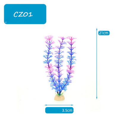 3Gb Mākslīgais akvārija dekors Augi Ūdens nezāles Ornaments Ūdensaugi Zivju tvertņu Zāle Dekorācija Ūdens Zāle Dekorācijas