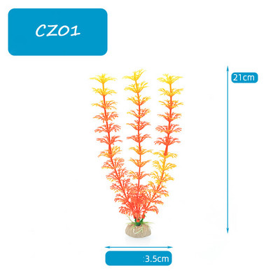 3Gb Mākslīgais akvārija dekors Augi Ūdens nezāles Ornaments Ūdensaugi Zivju tvertņu Zāle Dekorācija Ūdens Zāle Dekorācijas