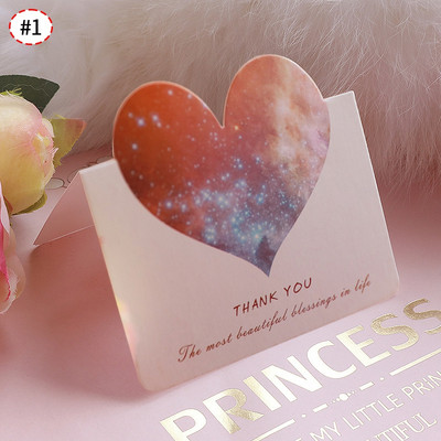 Čestitka u obliku srca od 10 komada, kreativna čestitka zahvalnice, čestitka za Valentinovo Pozivnice za vjenčanje, rođendanski darovi za maturu