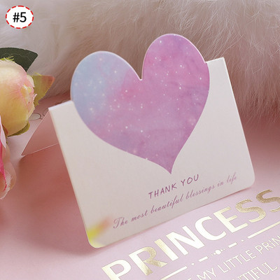 Čestitka u obliku srca od 10 komada, kreativna čestitka zahvalnice, čestitka za Valentinovo Pozivnice za vjenčanje, rođendanski darovi za maturu