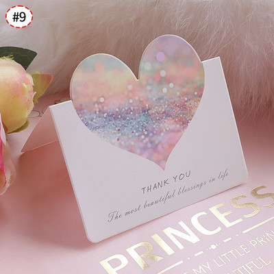 Čestitka u obliku srca od 10 komada, kreativna čestitka zahvalnice, čestitka za Valentinovo Pozivnice za vjenčanje, rođendanski darovi za maturu