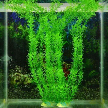 3 τμχ Τεχνητό ντεκόρ για ενυδρείο φυτά Νερό ζιζάνια Στολίδι Διακόσμηση ενυδρείου Διακόσμηση δεξαμενής ψαριών Πράσινο μωβ χόρτο νερού