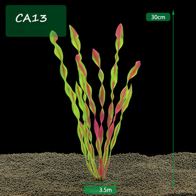 3 db Mesterséges Akvárium Dekor Növények Vízi Gyomok Dísz Akvárium Dekoráció Akvárium Dekoráció Zöld Lila Vízfű