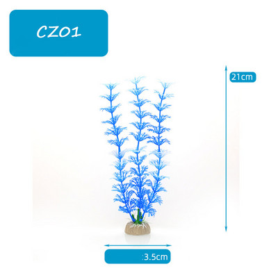 3 db Mesterséges Akvárium Dekor Növények Vízi Gyomok Dísz Akvárium Dekoráció Akvárium Dekoráció Zöld Lila Vízfű