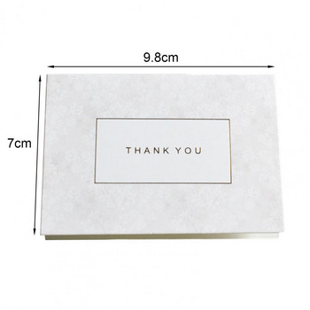 1 σετ Ευχαριστήριες Κάρτες Σφραγισμένες με φύλλο αλουμινίου Κάρτες σεναρίου με φακέλους Προσκλητήριο γάμου Ευχετήρια κάρτα Καρτ ποστάλ Συσκευασία Διακόσμηση