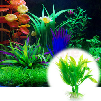 3 είδη τεχνητά φυτά ενυδρείου Νερό Ζιζάνια Διακόσμηση Υδρόβιο φυτό Δεξαμενή ψαριών Αξεσουάρ διακόσμησης χόρτο προβολής