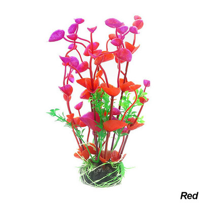 Lila virág mesterséges hamis műanyag növény mesterséges akváriumi növény Akvárium kiegészítők dekoráció dísz víz alatti növény