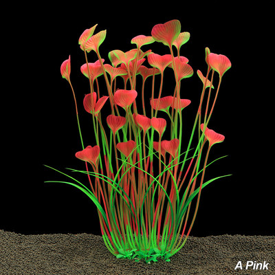 Lila virág mesterséges hamis műanyag növény mesterséges akváriumi növény Akvárium kiegészítők dekoráció dísz víz alatti növény