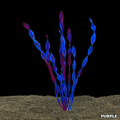 Lila virág mesterséges hamis műanyag növény mesterséges akváriumi növény Akvárium kiegészítők dekoráció dísz víz alatti növény