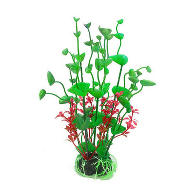 Lila virág mesterséges hamis műanyag növény mesterséges akváriumi növény Akvárium kiegészítők dekoráció dísz víz alatti növény