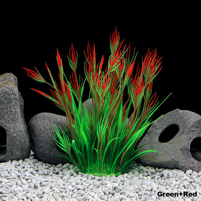 Lila virág mesterséges hamis műanyag növény mesterséges akváriumi növény Akvárium kiegészítők dekoráció dísz víz alatti növény