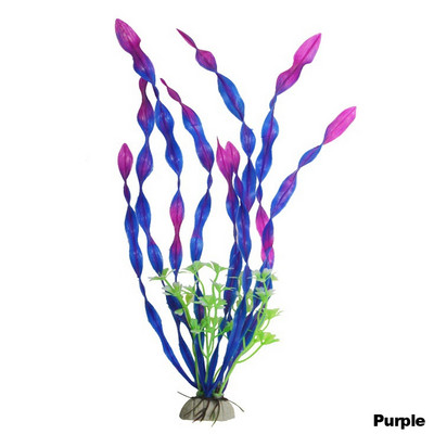 Lila virág mesterséges hamis műanyag növény mesterséges akváriumi növény Akvárium kiegészítők dekoráció dísz víz alatti növény