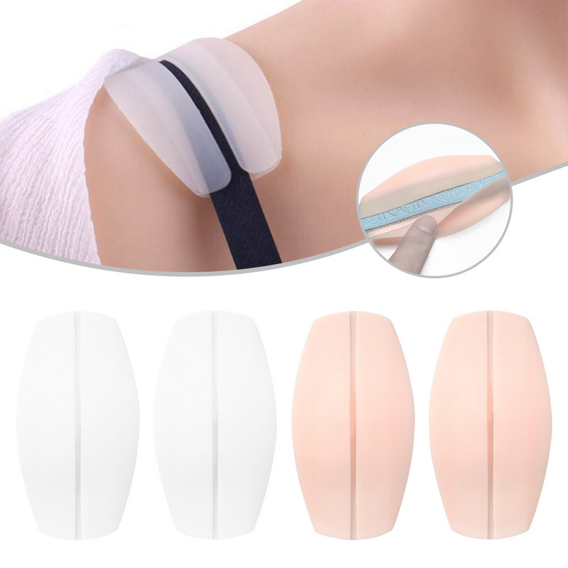 Nematomos neslystančios pečių pagalvėlės Nuimamos liemenėlės petnešėlės pagalvėlė, kvėpuojanti neslystanti apatiniai pečių laikikliai, skausmą malšinantys įklotai