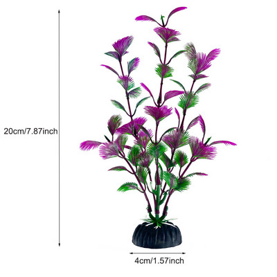 Dirbtinis akvariumo dekoras Augalai Plastikiniai Vandens Augalai Povandeniniai Augalai Akvariumo Priedai Dekoracija Piante Acquario