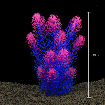 Изкуствени аквариумни декоративни растения Подводна водна трева Водни пластмасови растения за Аквариумни декорации за аквариуми