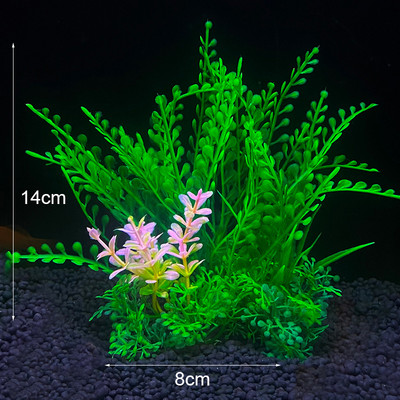 Mesterséges akváriumi dekor növények Víz alatti víz fű Vízi műanyag növények akváriumi akvárium dekorációhoz