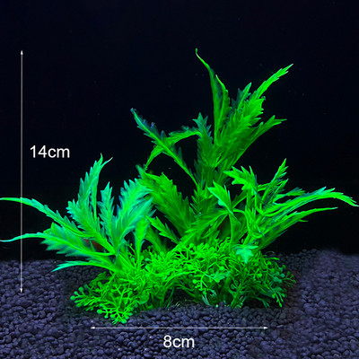 Mesterséges akváriumi dekor növények Víz alatti víz fű Vízi műanyag növények akváriumi akvárium dekorációhoz