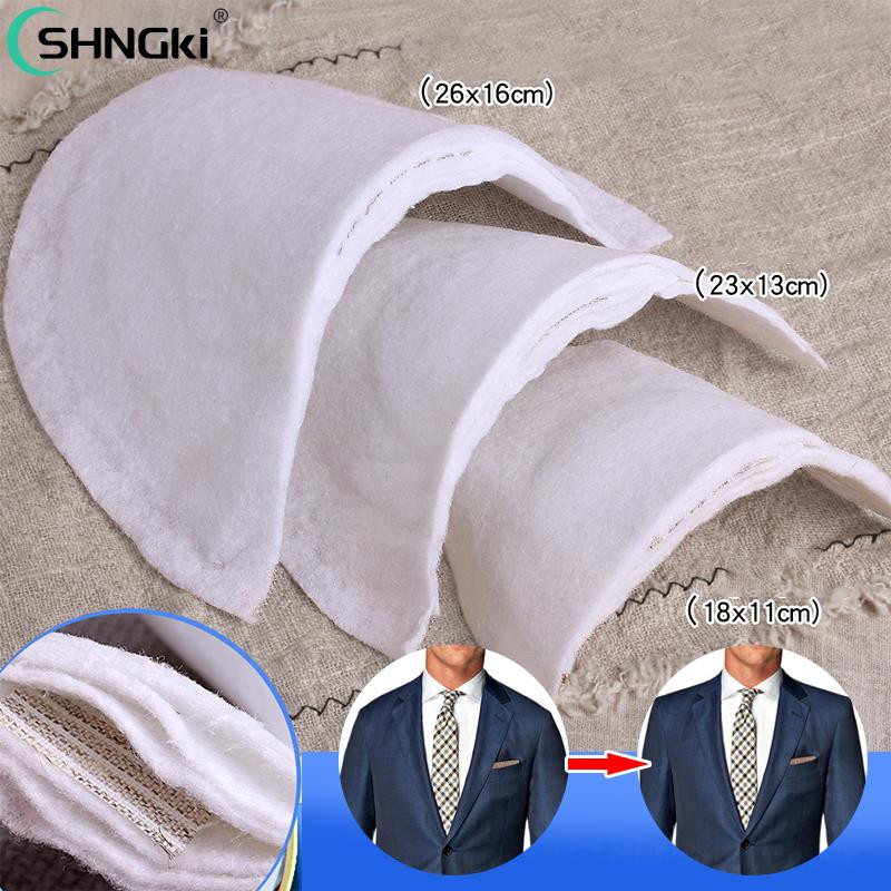 HOT 2 vnt. Minkštas paminkštintas pečių pagalvėlės šifravimo putplasčio pečių pagalvėlės, skirtos švarkams marškinėliai, drabužių siuvimo priedai