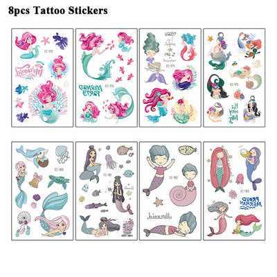 Kis sellő party dekoráció sellő tortalapátok konfetti lufi lány zuhany dekoráció gyerekeknek 1. születésnapi kellékek babazuhany