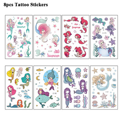 Kis sellő party dekoráció sellő tortalapátok konfetti lufi lány zuhany dekoráció gyerekeknek 1. születésnapi kellékek babazuhany