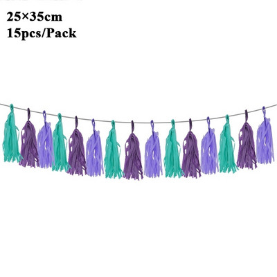 Kis sellő party dekoráció sellő tortalapátok konfetti lufi lány zuhany dekoráció gyerekeknek 1. születésnapi kellékek babazuhany