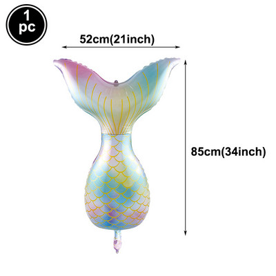 Lanternă de hârtie cu sirenă Lanterne de meduze agățate cu sclipici cu autocolante de sirenă Zi de naștere pentru fete Baby Shower Petrecere tematică pe ocean