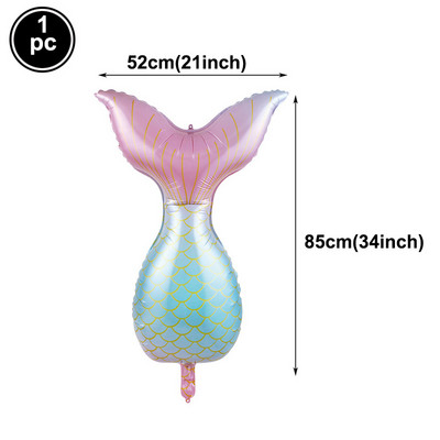 Lanternă de hârtie cu sirenă Lanterne de meduze agățate cu sclipici cu autocolante de sirenă Zi de naștere pentru fete Baby Shower Petrecere tematică pe ocean