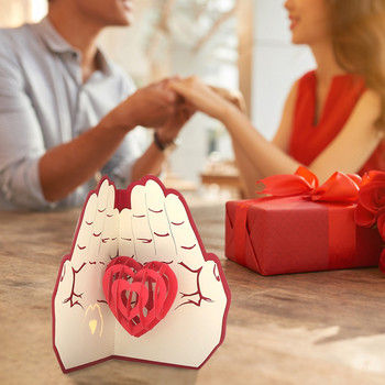 3D Pop-Up κάρτες Λουλούδια Κάρτα γενεθλίων Δώρα επετείου Καρτ ποστάλ Καρδιά Προσκλητήρια γάμου Ευχετήριες κάρτες για την ημέρα του Αγίου Βαλεντίνου