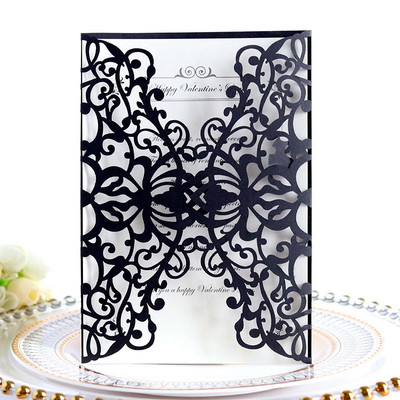 1 db csillogó papír esküvői meghívó borítékokkal, személyre szabott Mária keresztelő keresztelő születésnapi dekoráció party kellékek