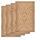 10 db Kilenc színű szőlővirág lézerrel vágott esküvői meghívók kártya csipke zsebes meghívókártya zuhany kedvenc dekoráció party kellékek