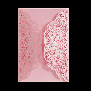 10 τεμ. Nine Color Vine Flower κομμένα με λέιζερ Προσκλητήρια γάμου Κάρτα με δαντέλα Προσκλητήριο μπομπονιέρα ντους Προμήθειες για πάρτι