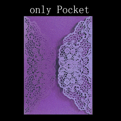 10 db Kilenc színű szőlővirág lézerrel vágott esküvői meghívók kártya csipke zsebes meghívókártya zuhany kedvenc dekoráció party kellékek