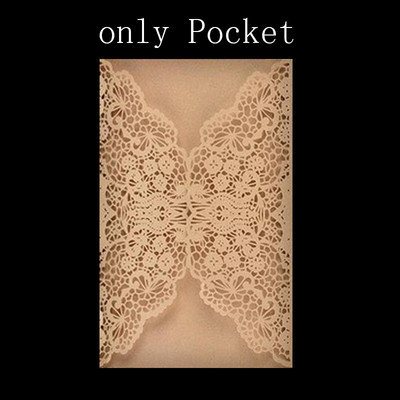 10 db Kilenc színű szőlővirág lézerrel vágott esküvői meghívók kártya csipke zsebes meghívókártya zuhany kedvenc dekoráció party kellékek