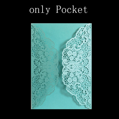 10 db Kilenc színű szőlővirág lézerrel vágott esküvői meghívók kártya csipke zsebes meghívókártya zuhany kedvenc dekoráció party kellékek