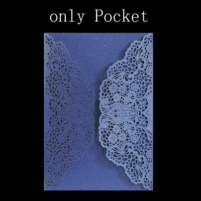 10 db Kilenc színű szőlővirág lézerrel vágott esküvői meghívók kártya csipke zsebes meghívókártya zuhany kedvenc dekoráció party kellékek