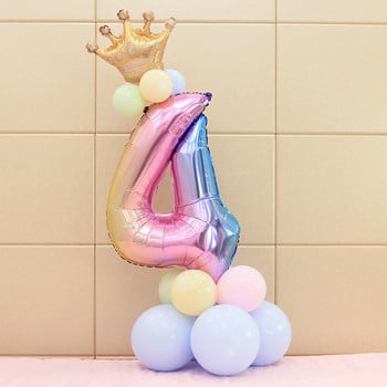 17 бр. Disney латексови дигитални балони 32 балона Балони Сватбени декорации Играчки за бебешко парти Консумативи за рожден ден Бебе