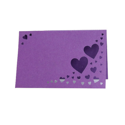 50db Üreges szerelmes szív asztal Név Helykártyák Lézervágás Beállítás Név Üzenet Kártya Ülés Esküvői Születésnapi Party Kedvez asztaldísz