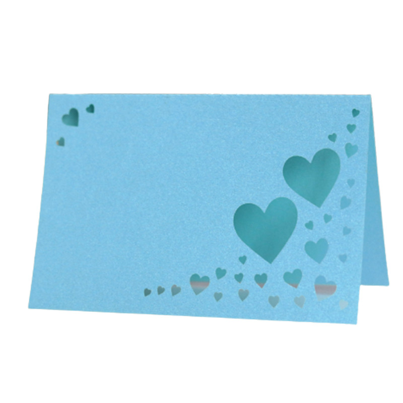 50db Üreges szerelmes szív asztal Név Helykártyák Lézervágás Beállítás Név Üzenet Kártya Ülés Esküvői Születésnapi Party Kedvez asztaldísz