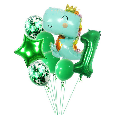 Dinozaur Fosilă Tema arheologică La mulți ani Decora pentru petrecere Veselă de unică folosință Farfurii din hârtie Baloane Rechizite pentru baby shower