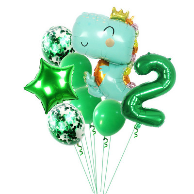 Dinozaur Fosilă Tema arheologică La mulți ani Decora pentru petrecere Veselă de unică folosință Farfurii din hârtie Baloane Rechizite pentru baby shower