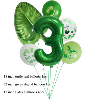 Dinozaur Fosilă Tema arheologică La mulți ani Decora pentru petrecere Veselă de unică folosință Farfurii din hârtie Baloane Rechizite pentru baby shower