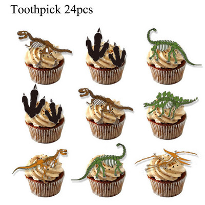 Dinozaur Fosilă Tema arheologică La mulți ani Decora pentru petrecere Veselă de unică folosință Farfurii din hârtie Baloane Rechizite pentru baby shower